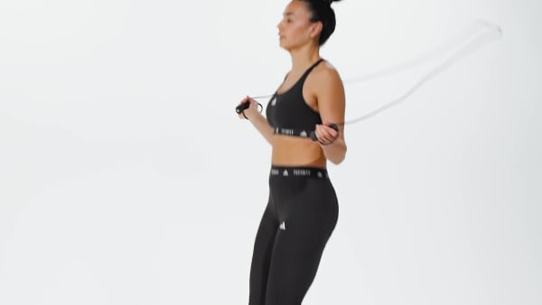 Black TECHFIT Stash Pocket Full-Length Leggings