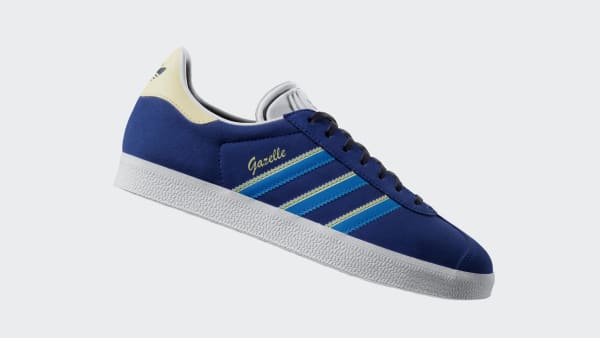 Blue and yellow gazelles mens best sale