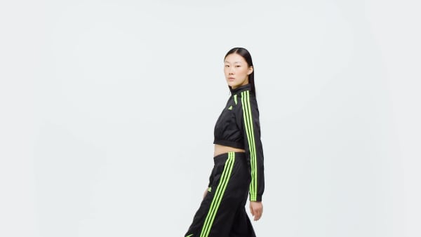 Zwart Teamgeist Adicolor Cropped Sportjack