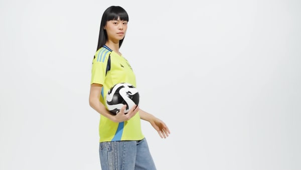 Jaune Maillot Domicile Suède 24