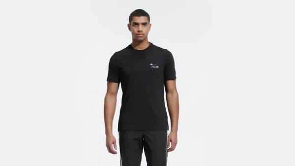 Czerń Cycling Graphic Tee (Gender Neutral)