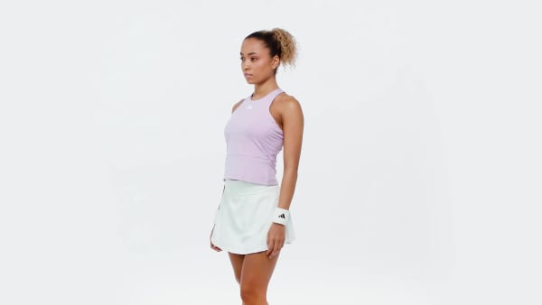 Violeta Playera sin mangas Y de longitud media Climacool de tenis