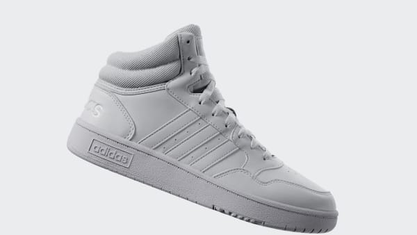 Blanco Zapatillas Hoops 3.0 Mid Classic