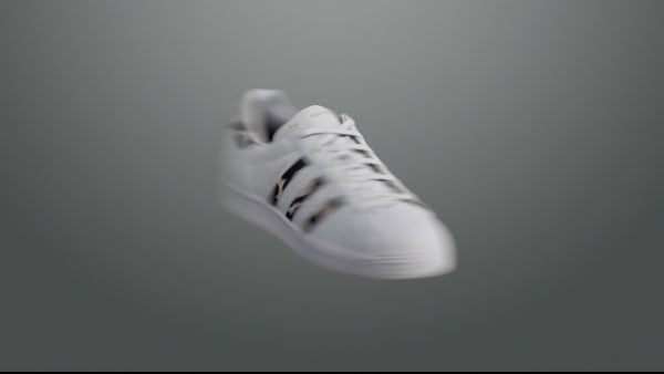 White Marimekko Superstar Shoes
