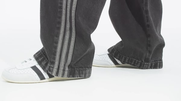 Đen Quần Track Pant 3 Sọc Denim Adicolor