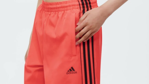 パンツ adidas - Teamgeist Adicolor Oversized Woven Track Pant adidas Teamgeist Adicolor Oversized Woven Track Pant - Black
