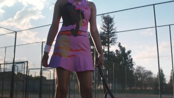 Paars Tennis New York Y-Jurk QB624