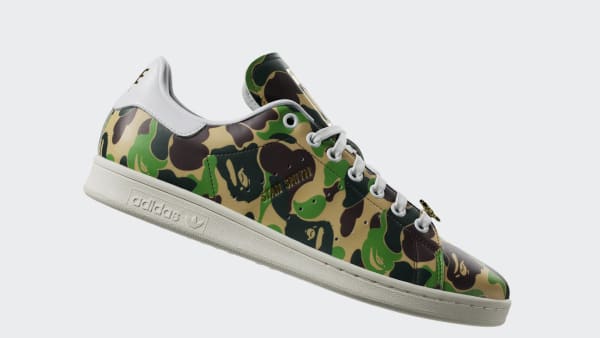 Blanco Zapatillas Stan Smith x Bape