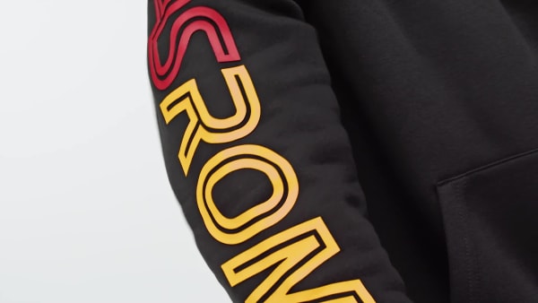 Svart AS Roma Graphic Hoodie