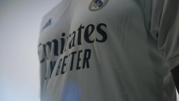 Hvid Real Madrid 22/23 Authentic hjemmebanetrøje