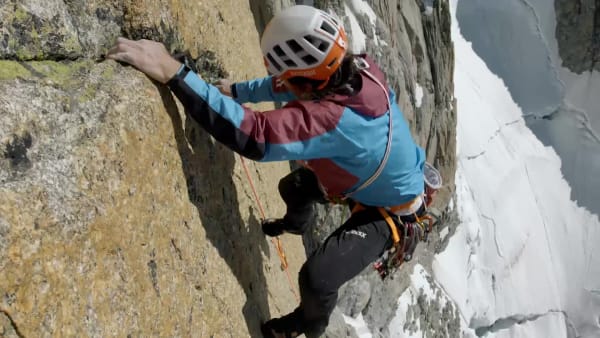 Burgundy Pantalón Techrock Mountaineering