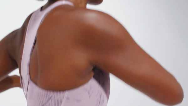 Violet Brassière Run Pocket AOP Bra Iteration Maintien moyen