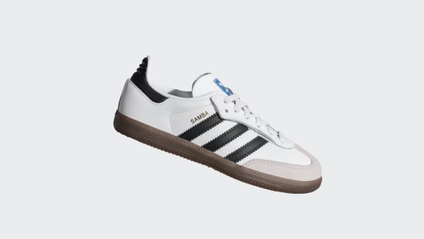 Putih Sepatu Samba OG Comfort Closure Tali Elastis Anak