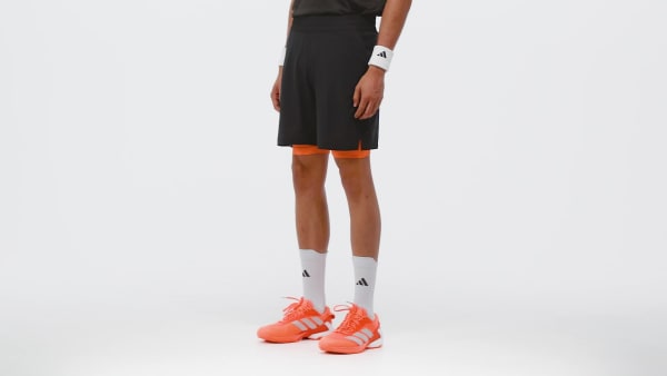 Svart TENNIS CLIMACOOL SHORTS & INNER SHORTS SET
