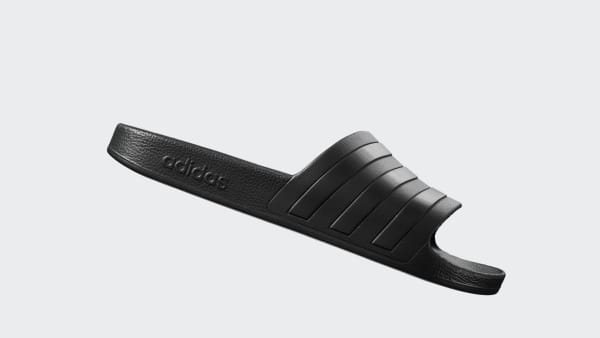 cierna Šľapky Adilette Aqua