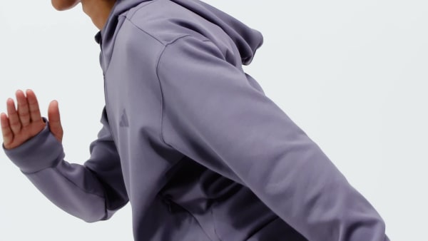 Mau-tim Áo Sweatshirt Có Mũ Khóa Kéo Designed 4 Training