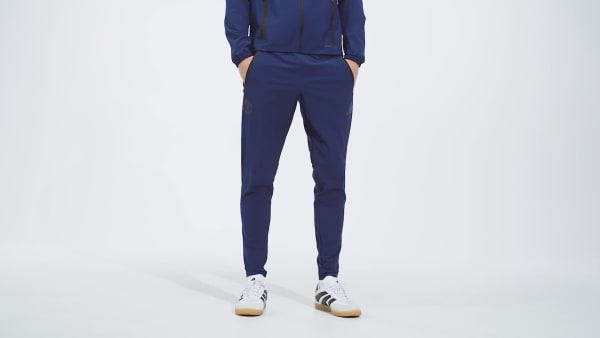 Bleu Pantalon de voyage Manchester United Tiro 25 Competition Vis Tech