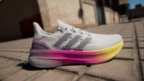 Adidas ultra boost black white pink clearance