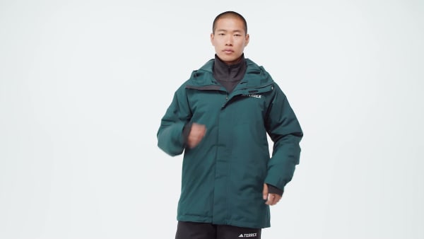 Vert Veste isolante Terrex Multi 2L Rain.Rdy