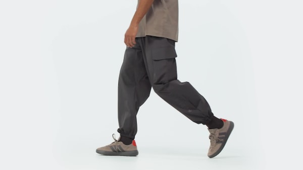 Black AUDI REVOLUT F1 TEAM ELEVATED WOVEN PANT