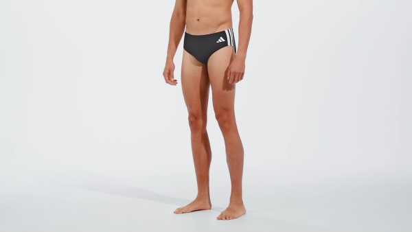 Negro Bañador 3-Stripes