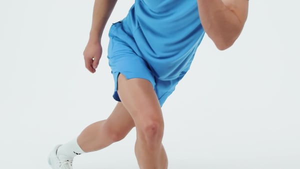 Blue Designed for Training Workout Shorts