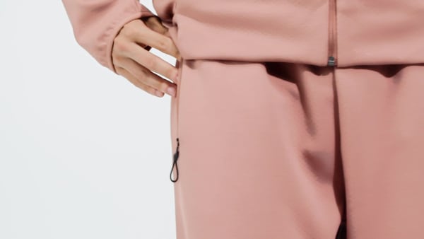 Roze adidas Z.N.E. Open-Hem Broek