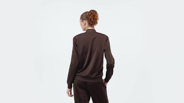 hnedá TEPLÁKOVÁ SÚPRAVA 3-STRIPES LEOPARD PRINT TRACKSUIT