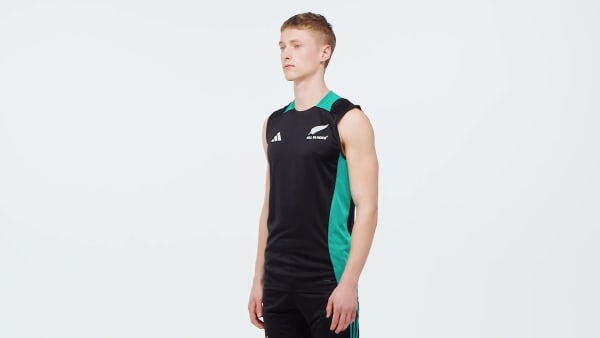 Svart All Blacks Singlet