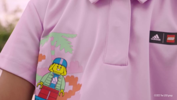 Purple adidas x LEGO® Play Polo Dress