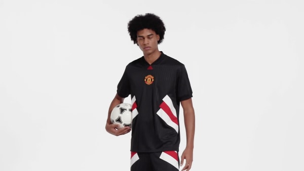Sort Manchester United Icon trøje