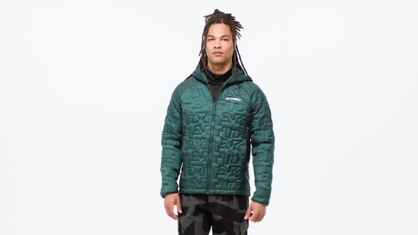 Verde Chaqueta con capucha Terrex Xperior PrimaLoft Loose Fill Insulated