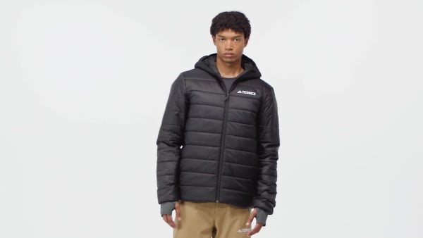 Sort Terrex Multi Essentials CLIMAWARM isoleret jakke med hætte