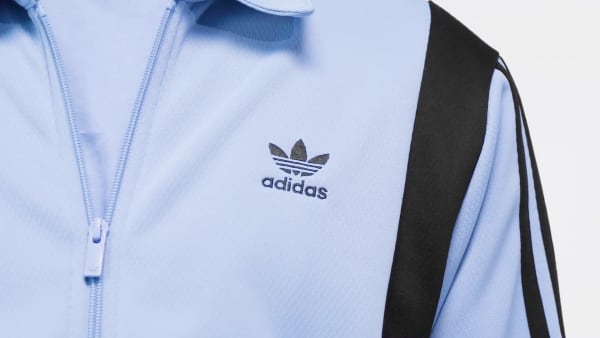 modrá Sportovní bunda Adicolor Panel
