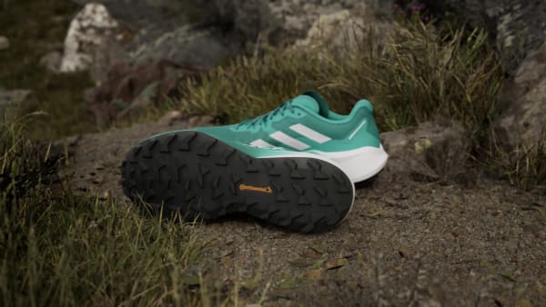Green Terrex Agravic 3 Trail Running Shoes