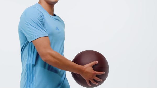 Azul Camiseta Designed 4 Training de 3 Franjas