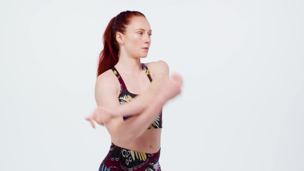 cerná Podprsenka adidas X Farm Medium Support