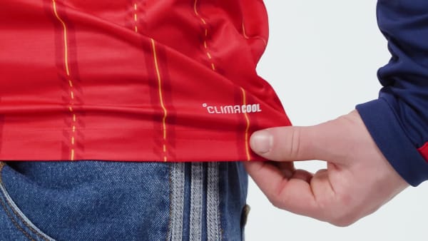 Rot Spanien 26 Heimtrikot, langärmlig