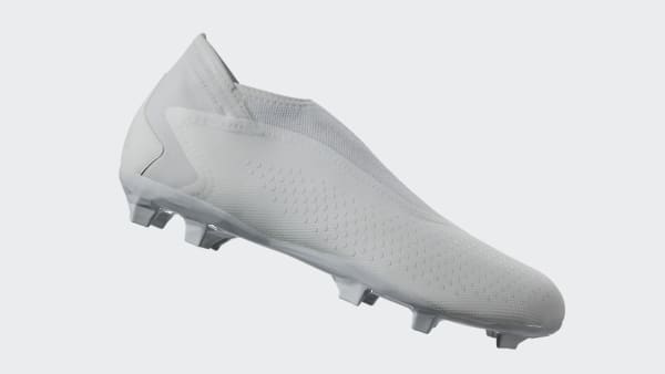 White Predator Accuracy.3 Laceless Firm Ground Boots
