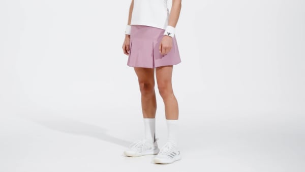 Rosa Falda Club Tennis Pleated