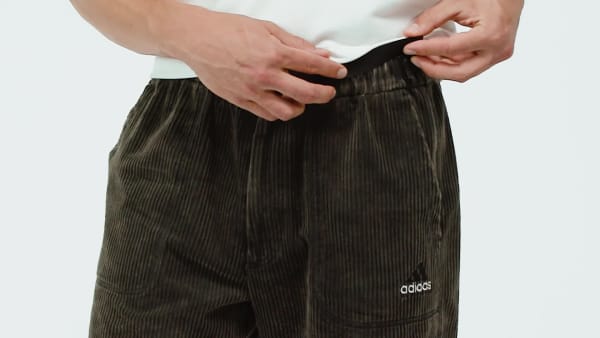 Negro Shorts adidas EQT de pana