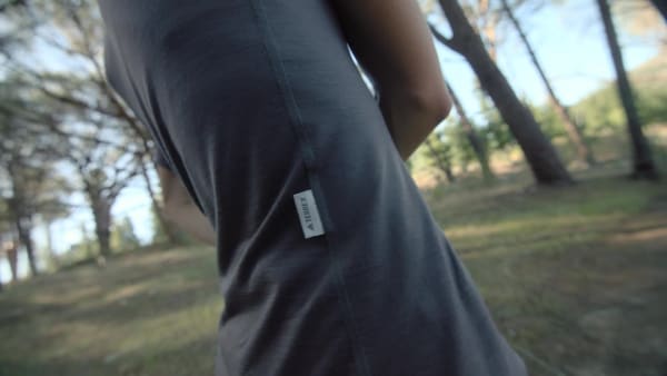 Grijs XPERIOR MERINO 150 BASISLAAG MET KORTE MOUWEN