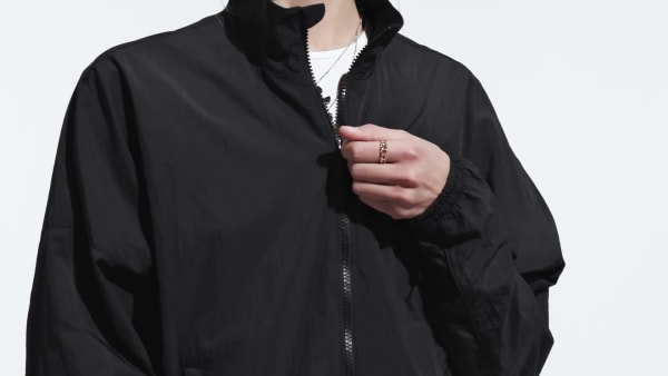 Czerń Premium Essentials Nylon Track Jacket