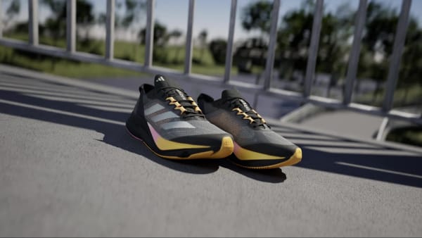สีดำ รองเท้า Adizero Boston 12