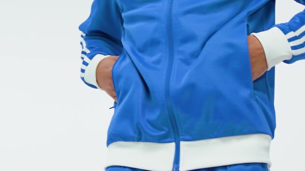 Blu Track top adicolor Classics