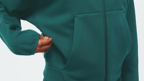 Verde Moletom Capuz adidas Z.N.E. Full-Zip