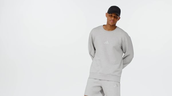 Gris Sudadera cuello redondo ALL SZN French Terry