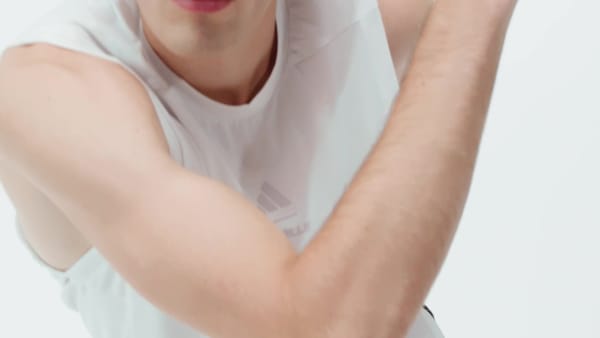 Blanc Débardeur graphique Les Mills