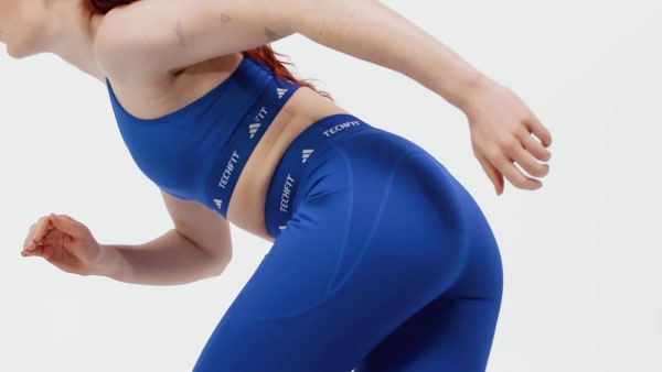 Niebieski Legginsy Techfit Stash Pocket Full-Length