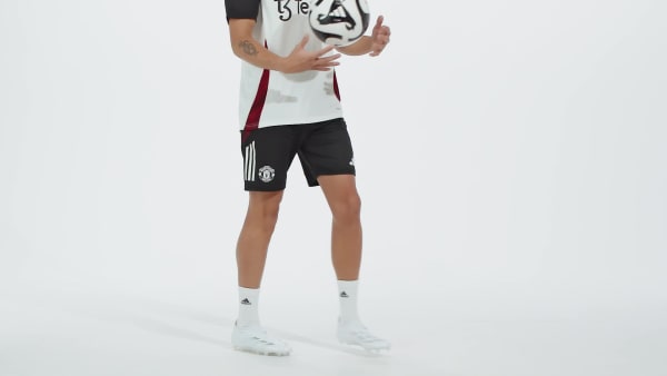 Black Manchester United Tiro 24 Training Shorts